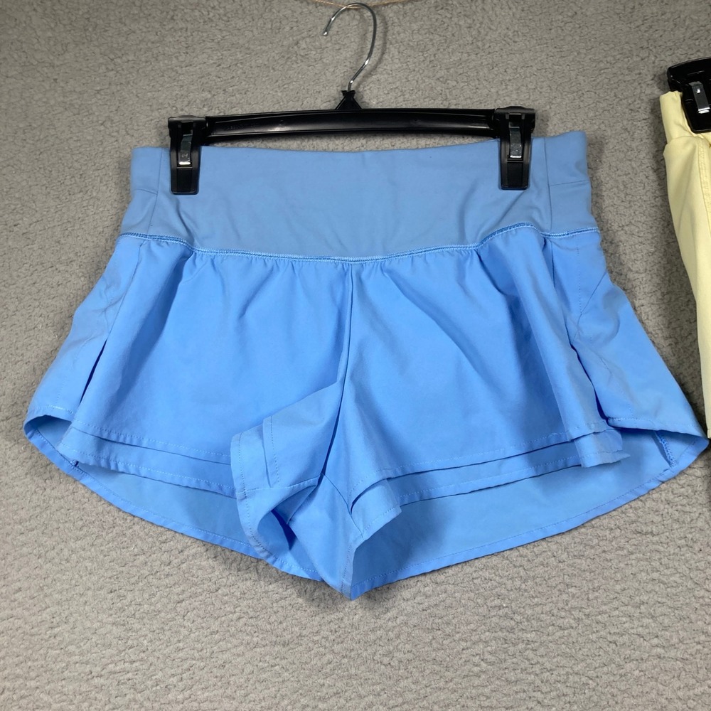 CALIA Athletic Shorts Bundle of 2 Women Small Blue Yellow Running Training FLAW - Picture 8 of 13